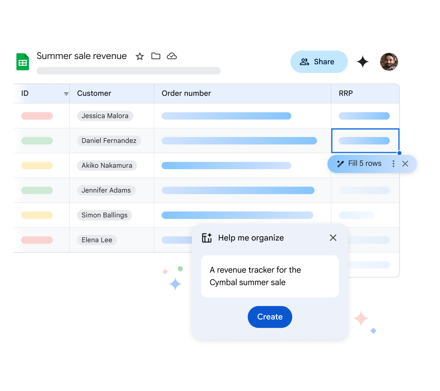 Online Google Sheet