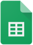 Google Sheets Icon